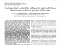 Combining collective and artificial intelligence for global health diseases diagnosis using crowdsourced annotated medical images